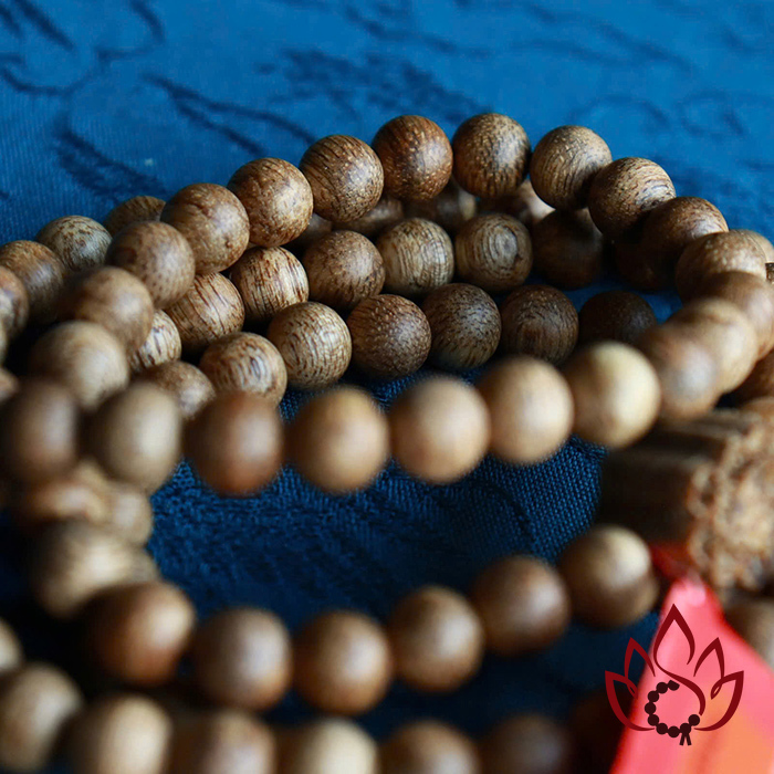 Vòng Trầm Hương 108 Hạt | 6 ly | Trầm Tốc Kiến Tự Nhiên